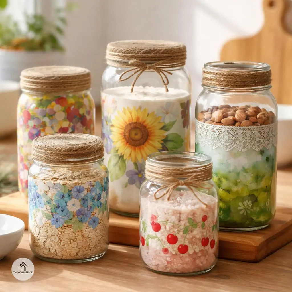 Upcycle Glass Jars Into Stylish Storage
