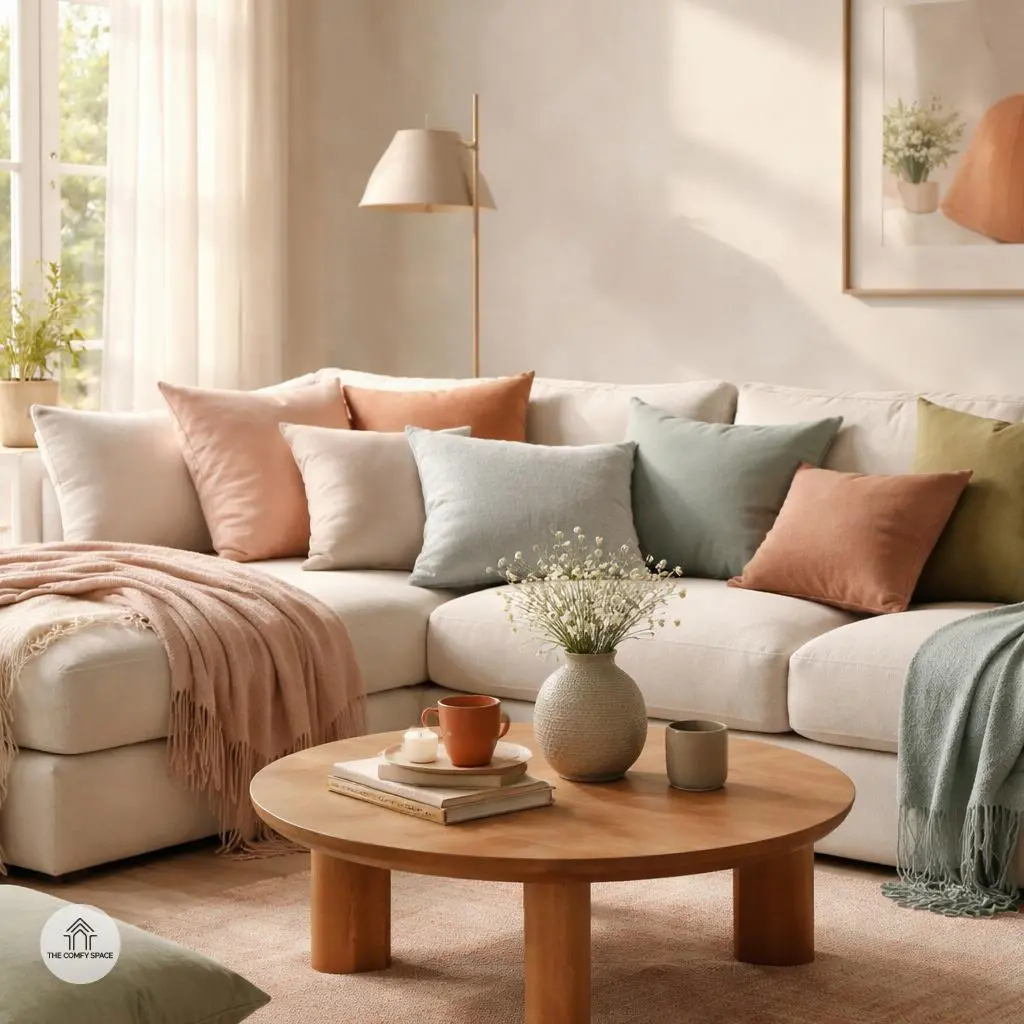 Soft Pastels and Earthy Tones