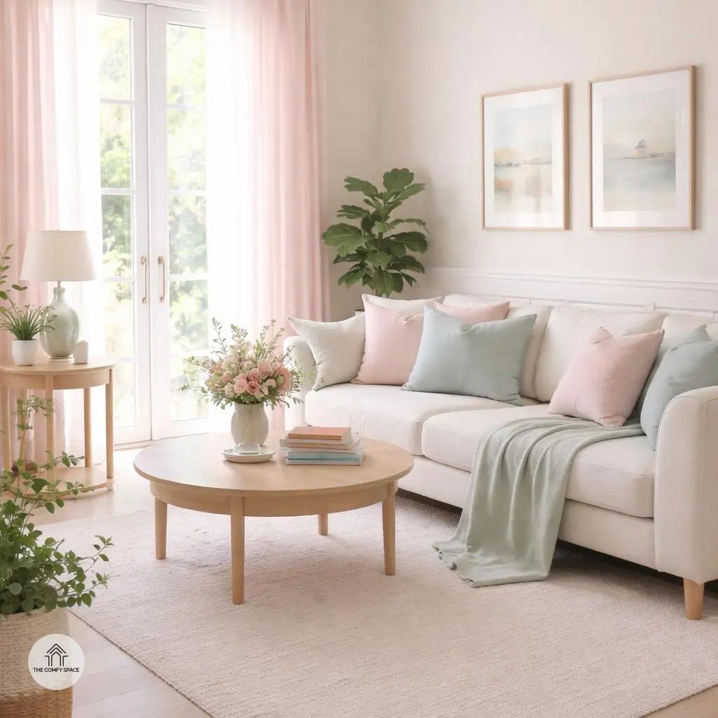 Soft Pastels for a Calming Vibe