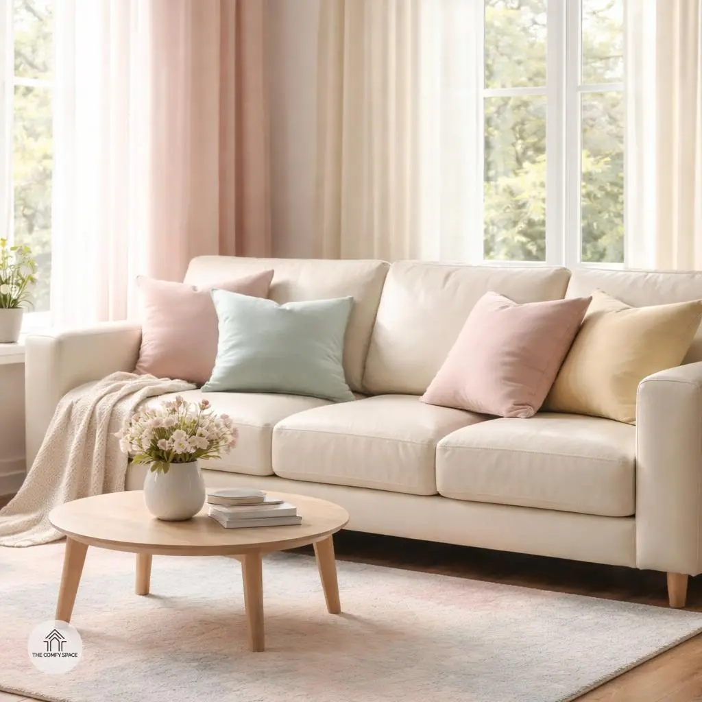 Soft Furnishings Bring Pastels to Life