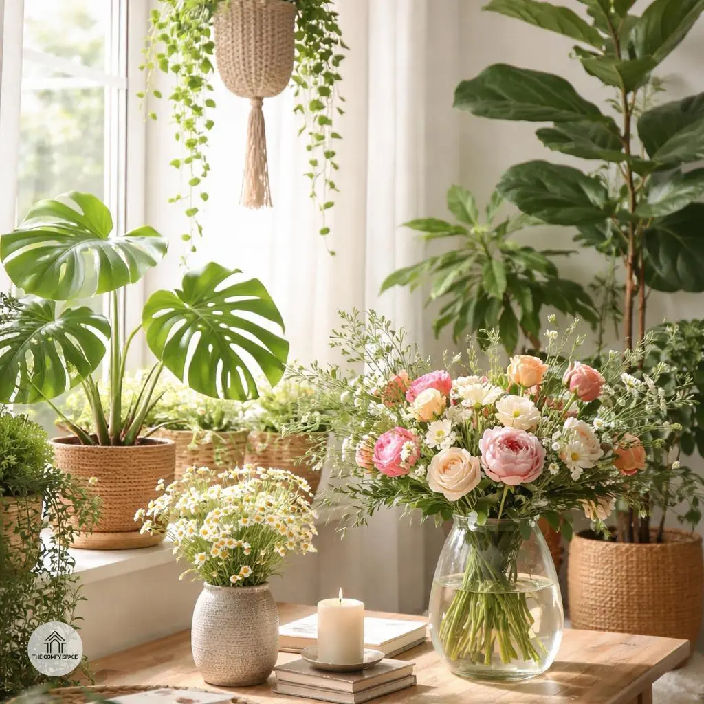 Add Greenery and Floral Touches