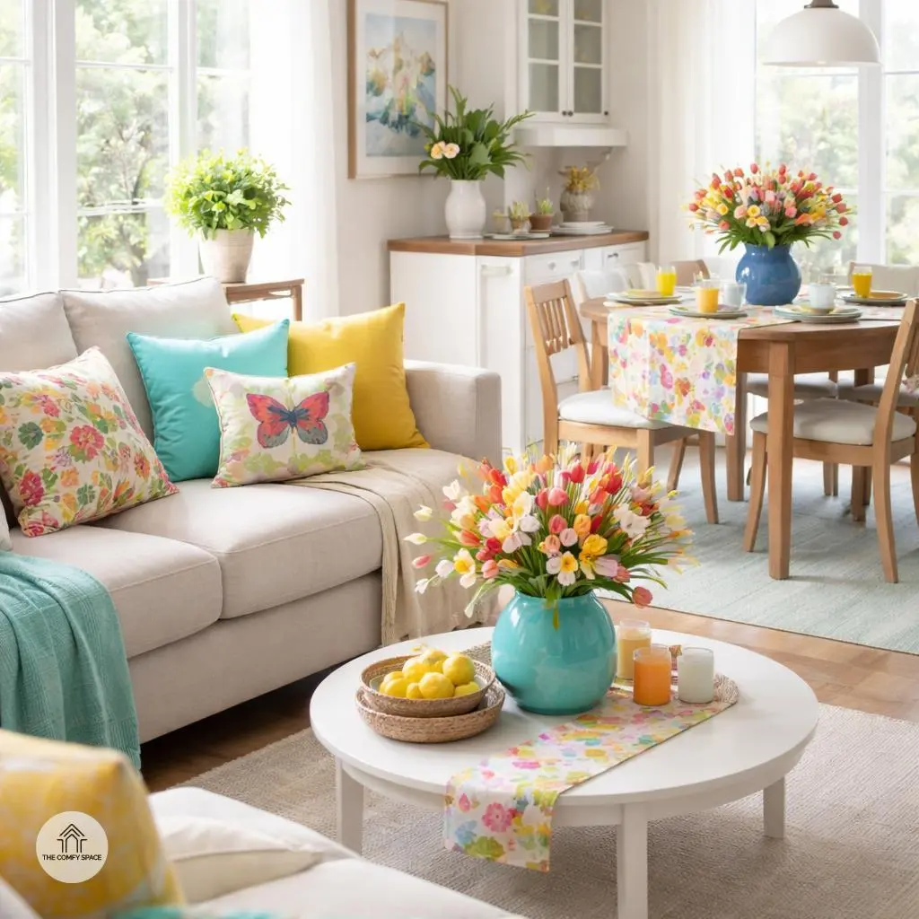 Incorporate Colorful Accents for Easy Updates