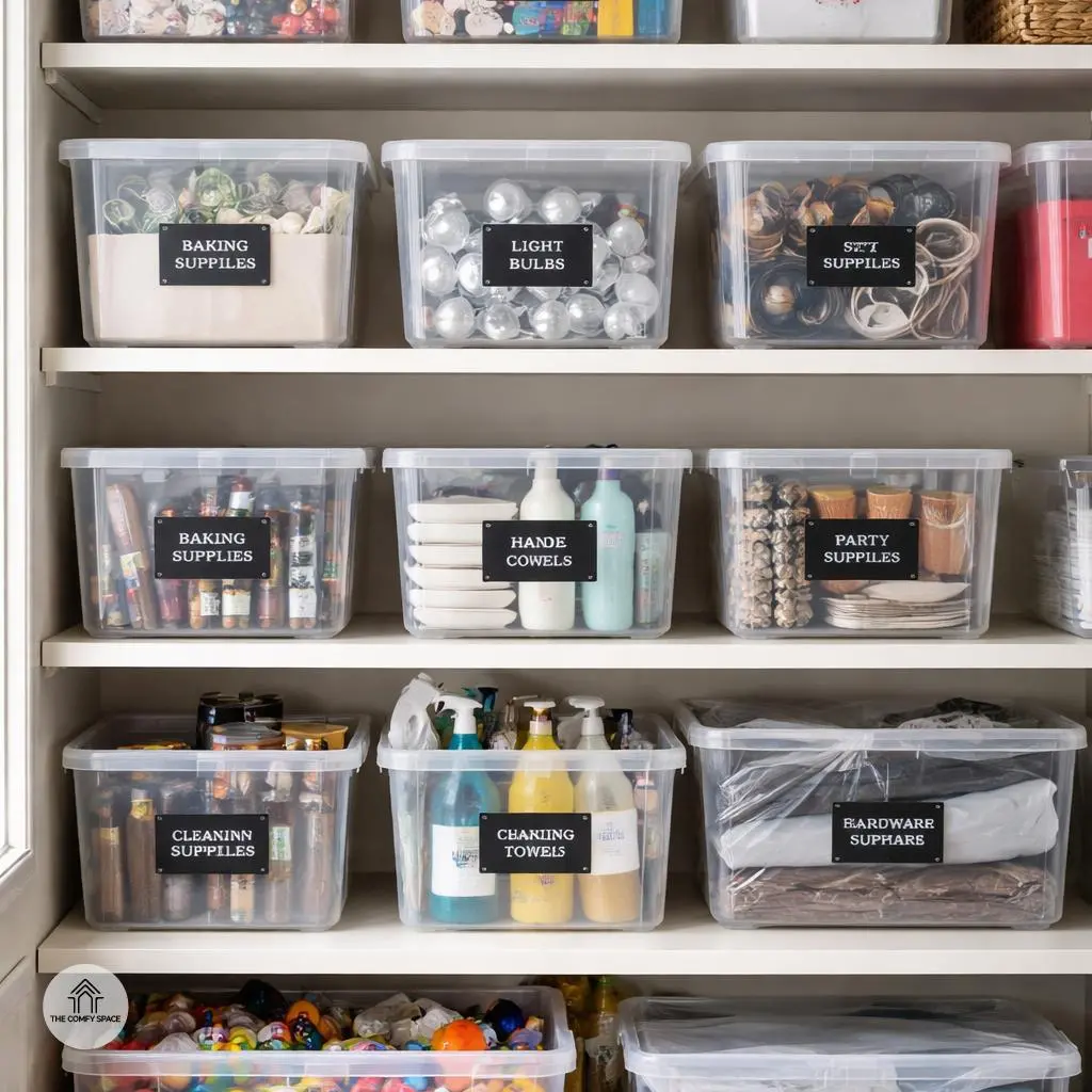 Clear Storage Containers for Easy Access