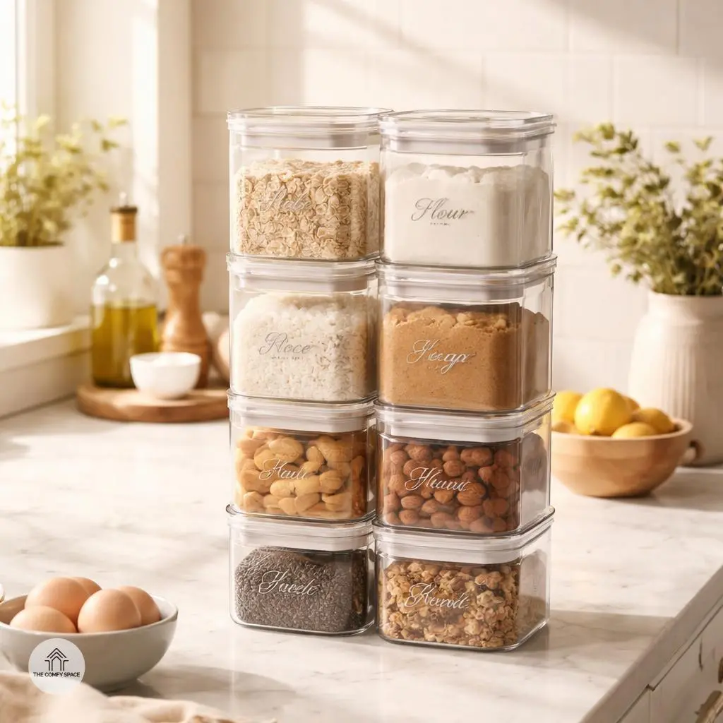 Maximizing Kitchen Space with Chic Containers