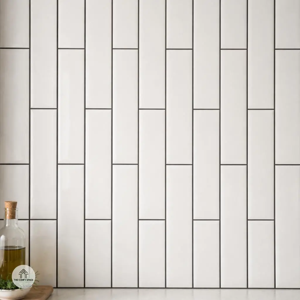 Classic White Subway Tiles, But With a Twist