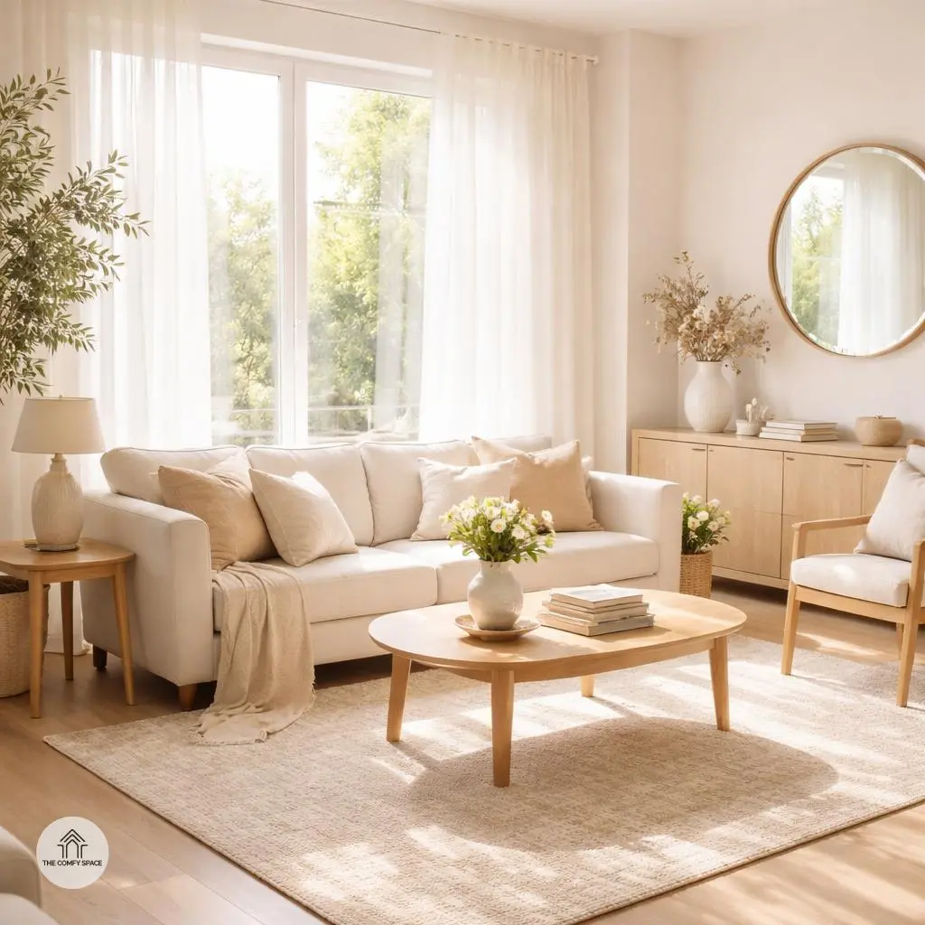 Add Natural Light and Airy Curtains