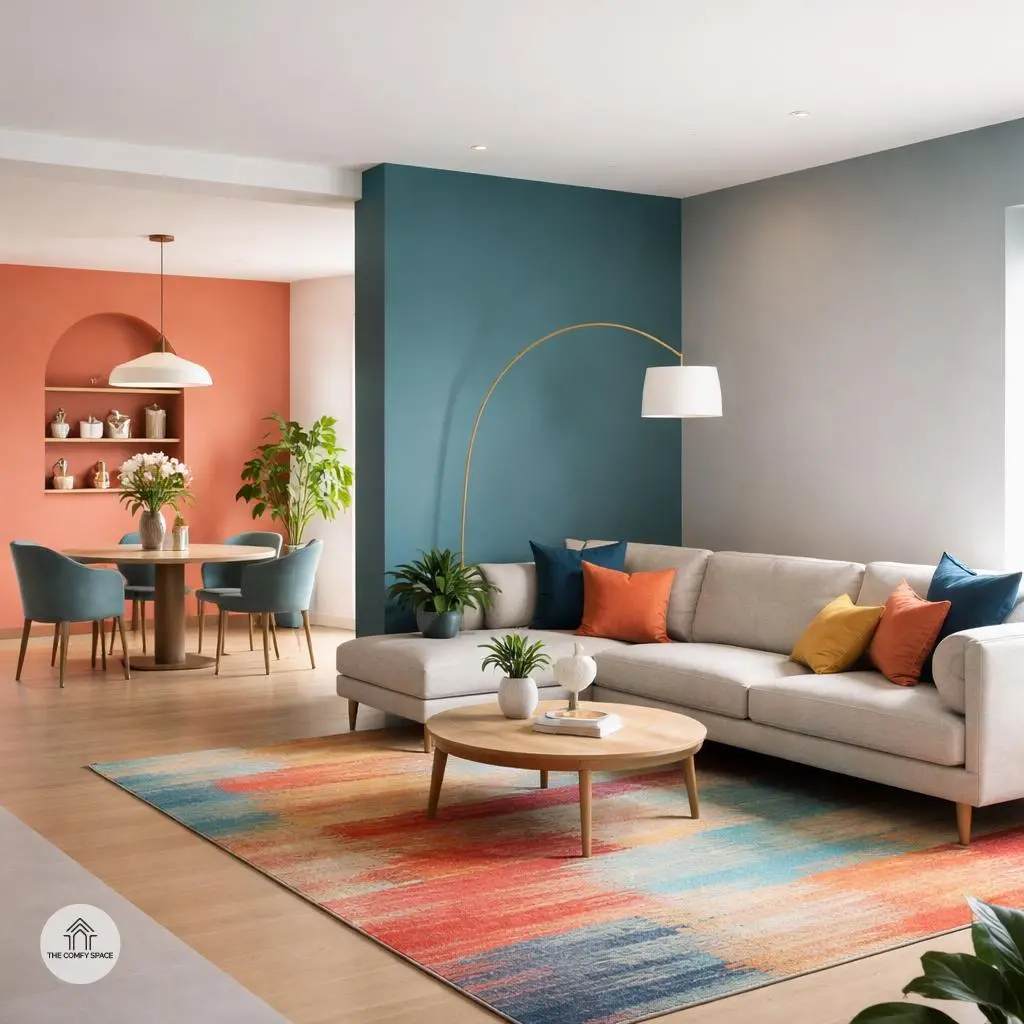 Using Color Zones to Define Spaces Without Walls