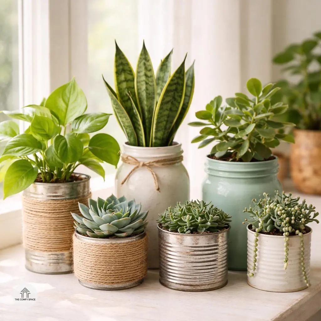DIY Planters and Greenery