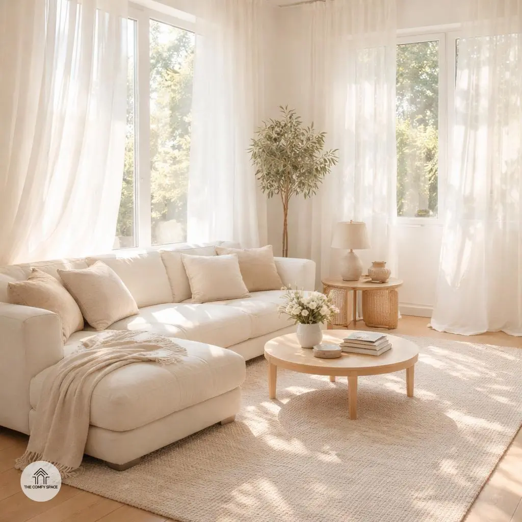 Swap Out Heavy Curtains for Sheer Drapes