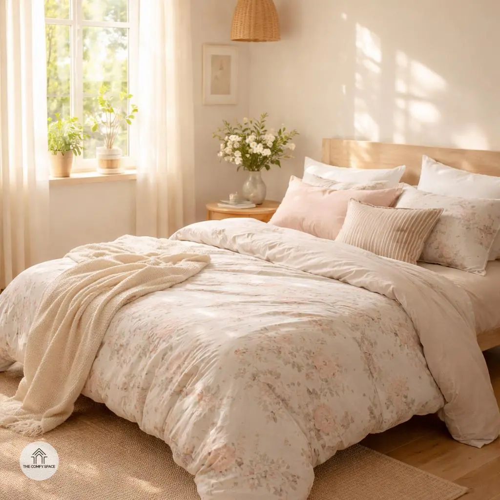 Swap Heavy Bedding for Lightweight Fabrics