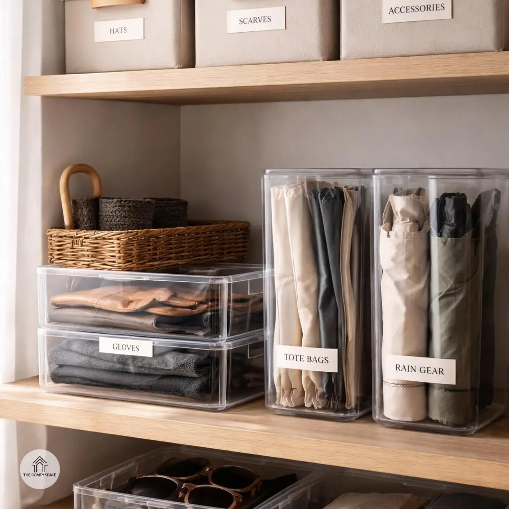 Use Clear Containers and Labels for Easy Access