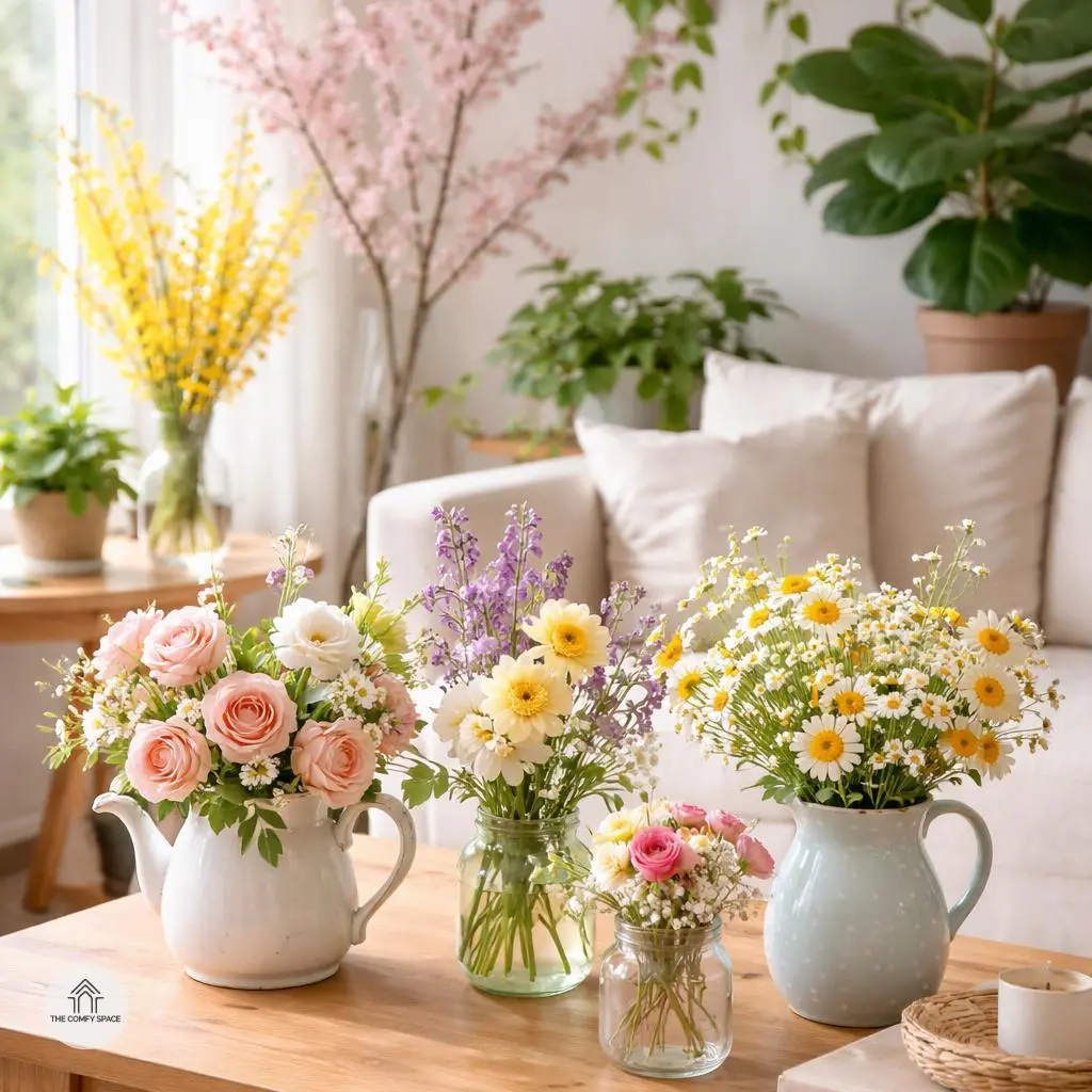 Bring in Fresh Florals and Greenery