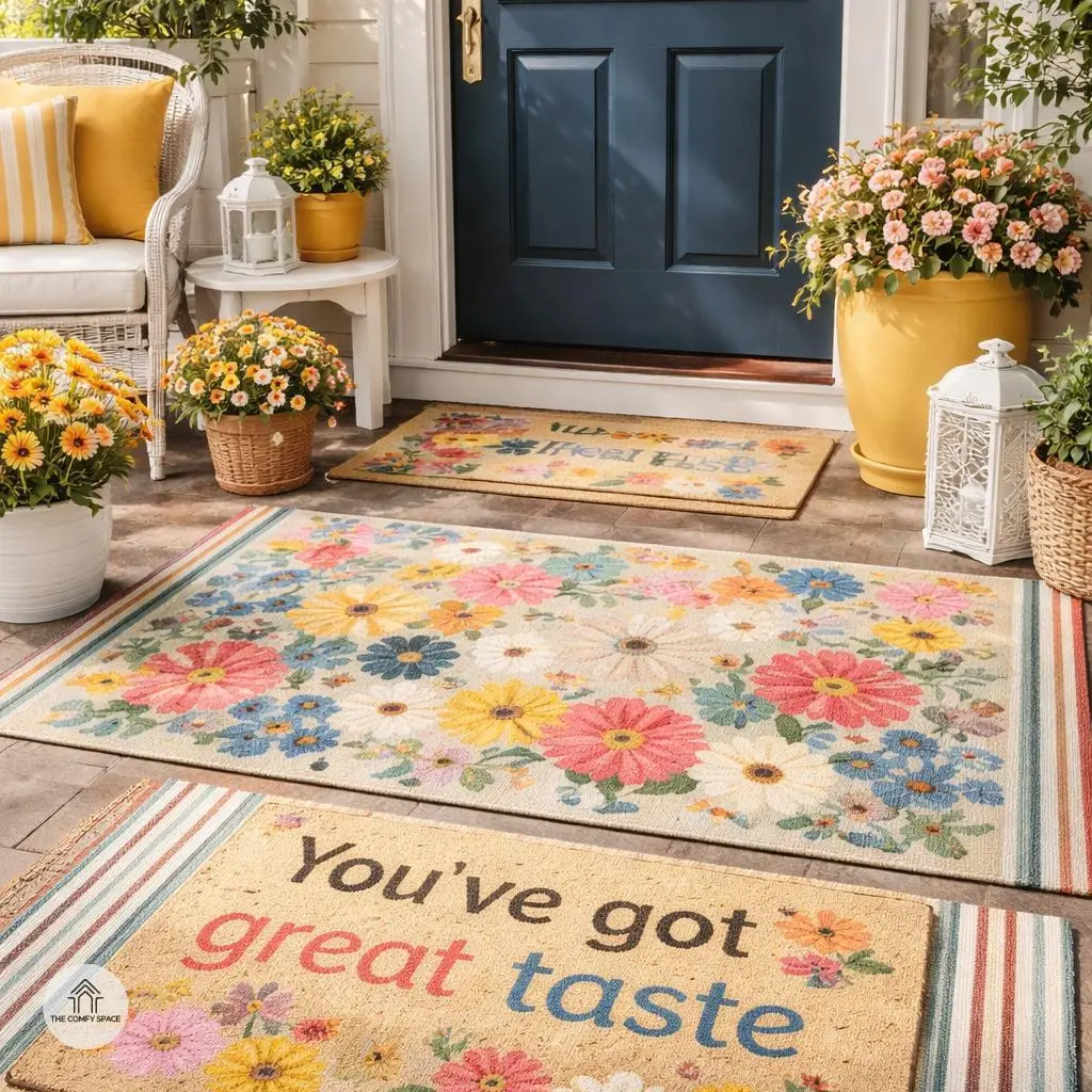 Opt for Charming Outdoor Rugs and Doormats
