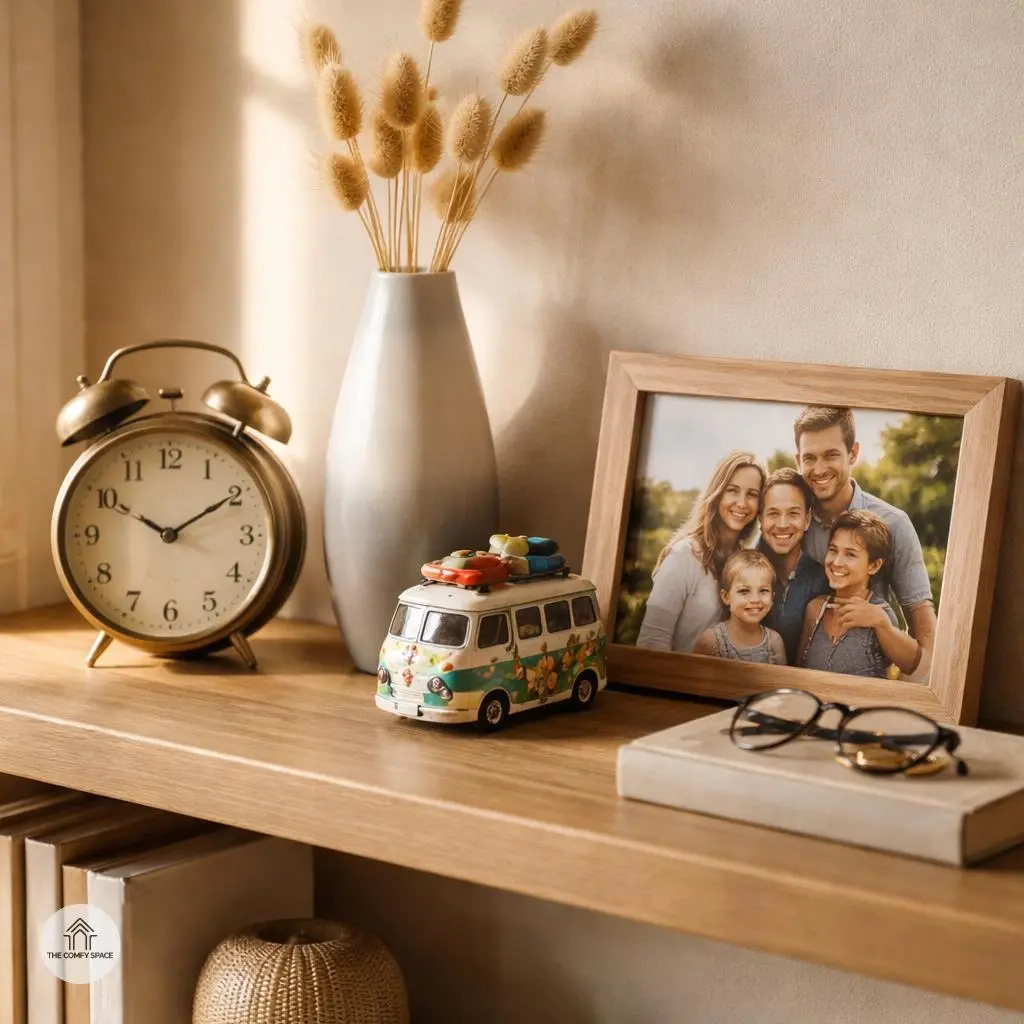 Personalizing Your Shelves with Meaningful Items