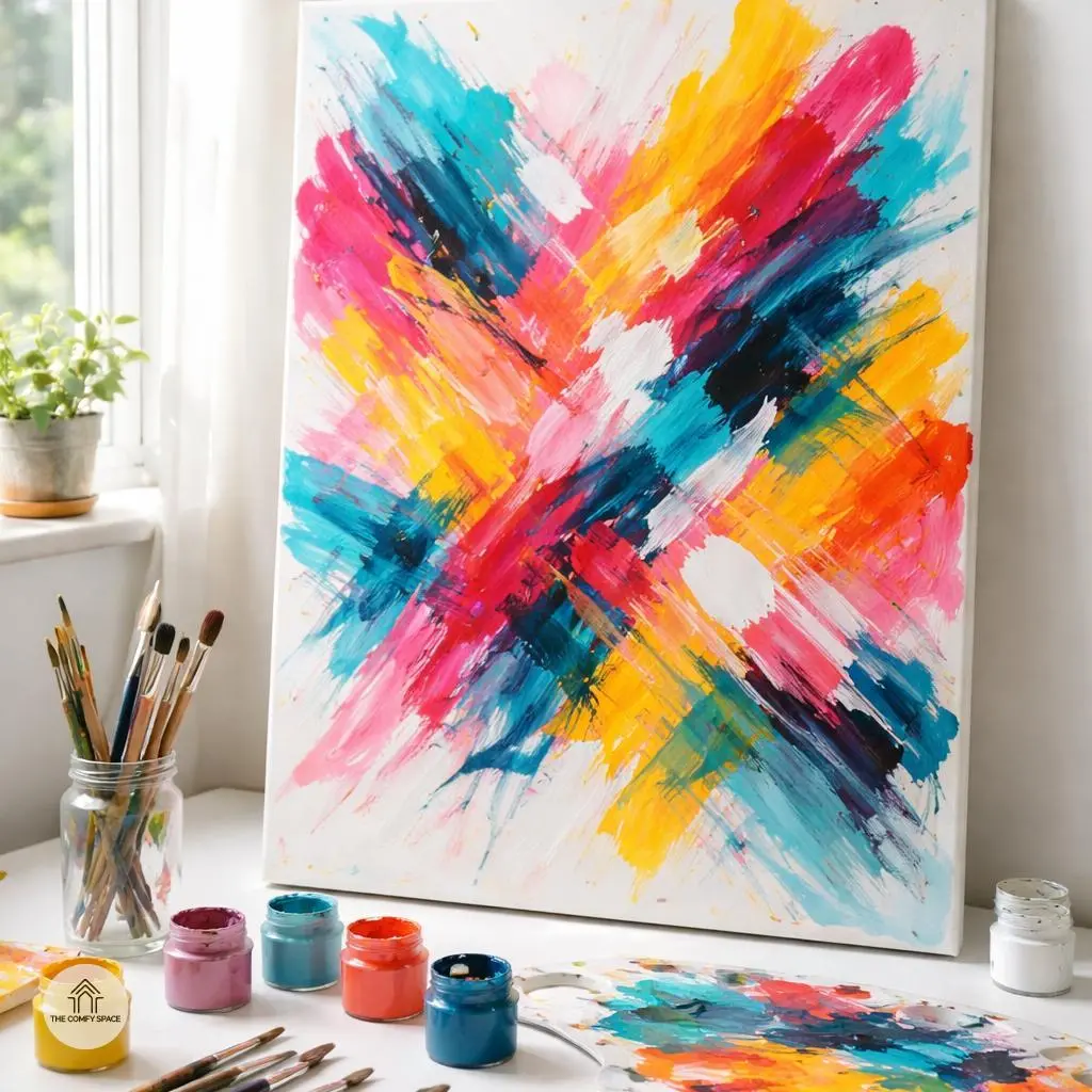 DIY Abstract Canvas Projects