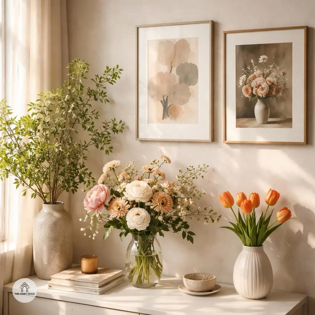 Incorporating Natural Elements Alongside Art