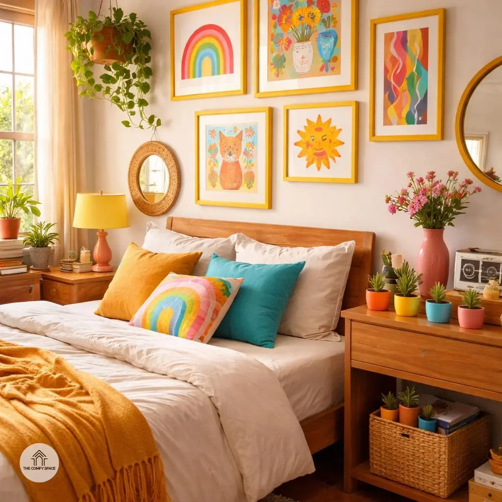 Adding Personal Touches with Colorful Decor