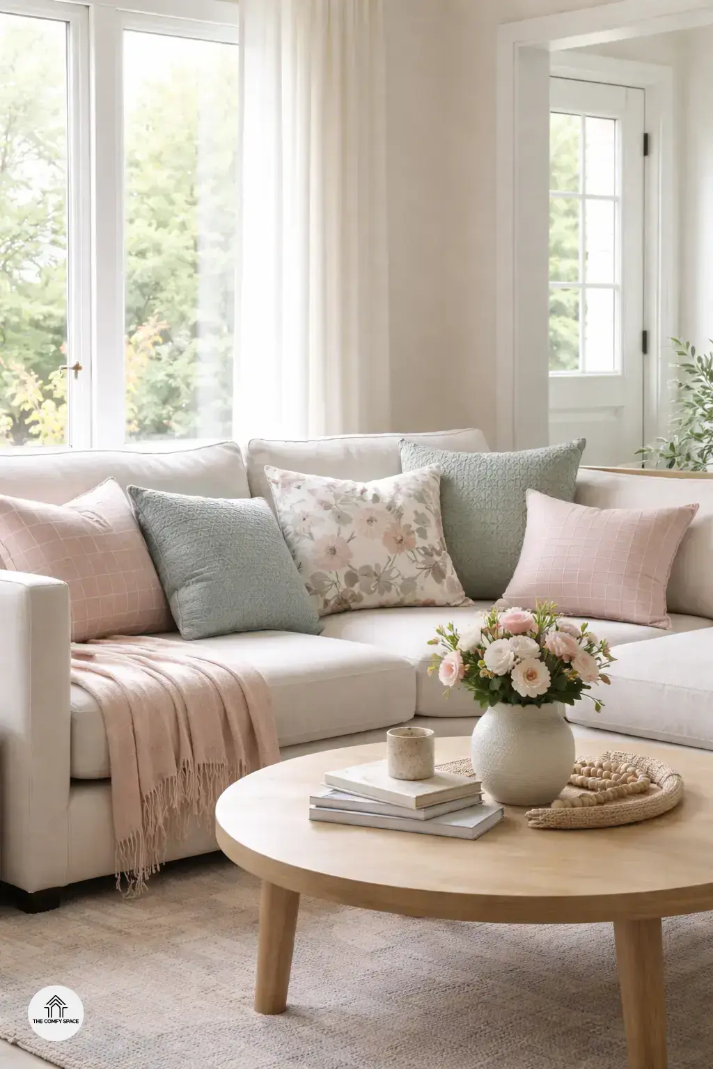 Play with Patterns and Subtle Pops of Color