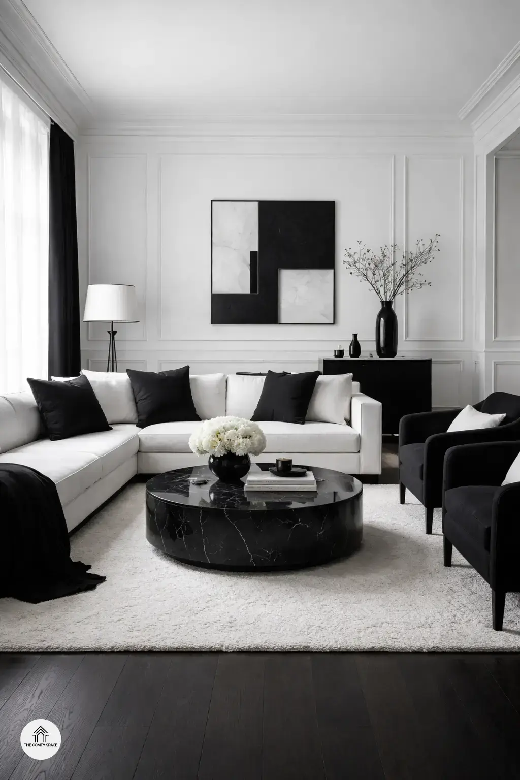 Introduction to Black and White Interiors