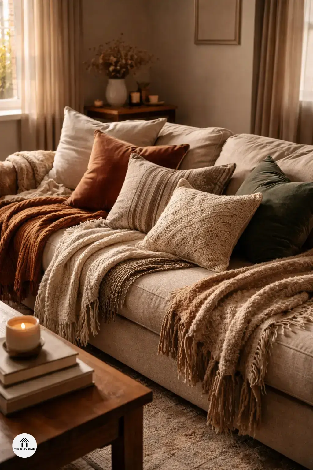 Why Layering Throw Blankets and Pillows Matters