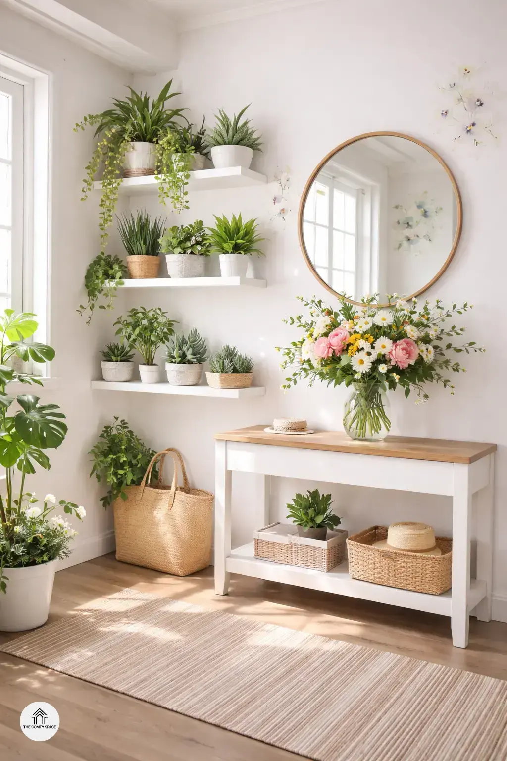 Bring Nature Inside with Greenery and Fresh Flowers