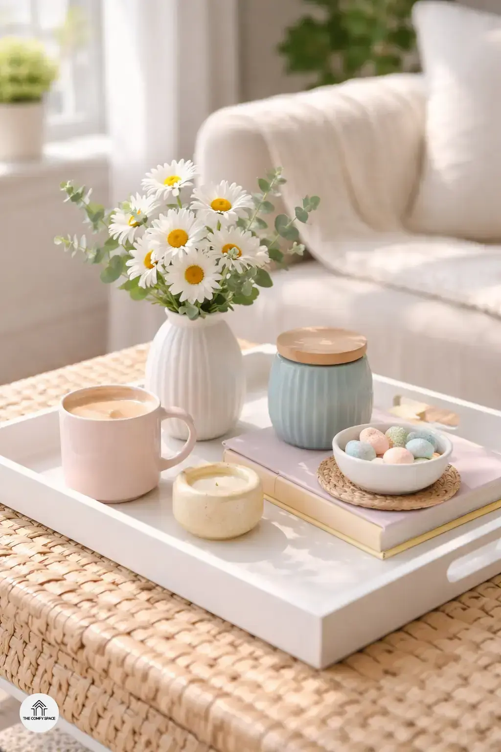 Welcome Spring with Bright and Fresh Tray Styling
