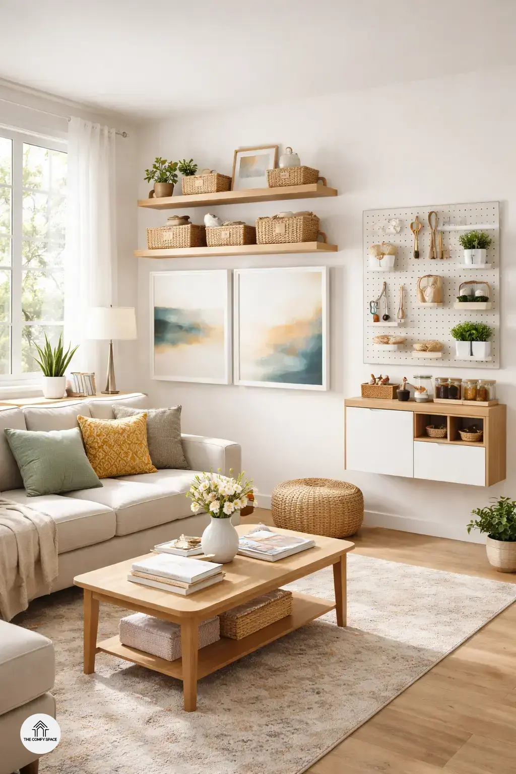 Creative Wall Storage: Art That Hides Your Stuff