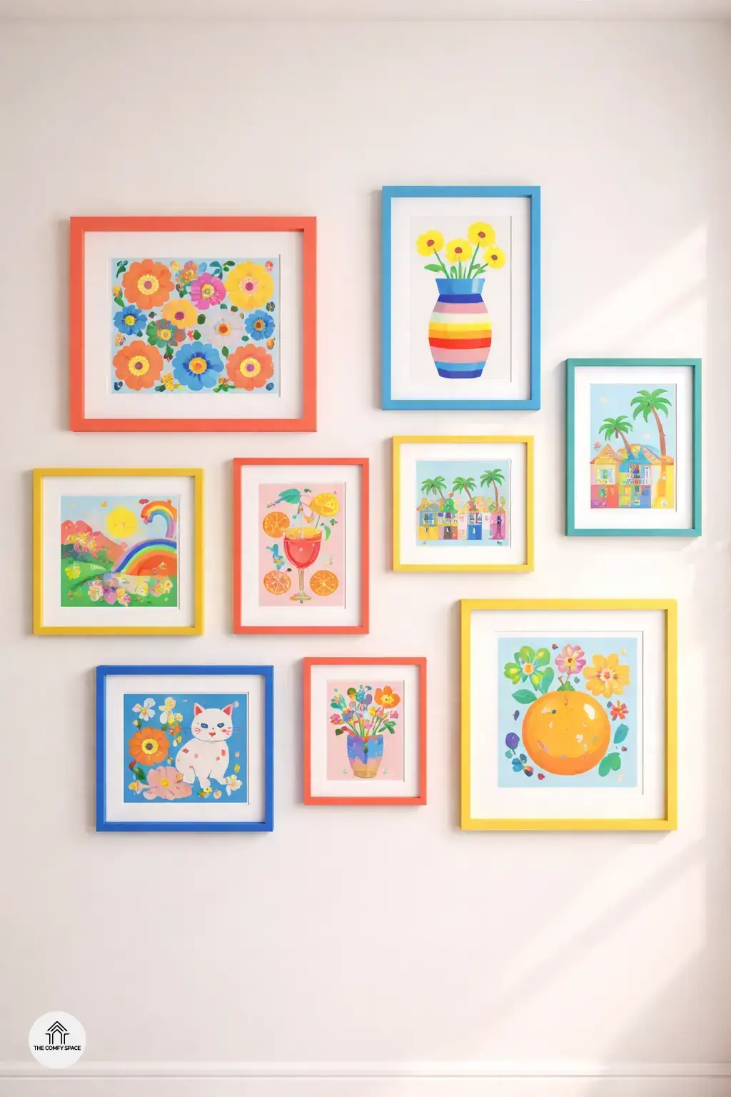 Add Pops of Color to Energize Your Walls