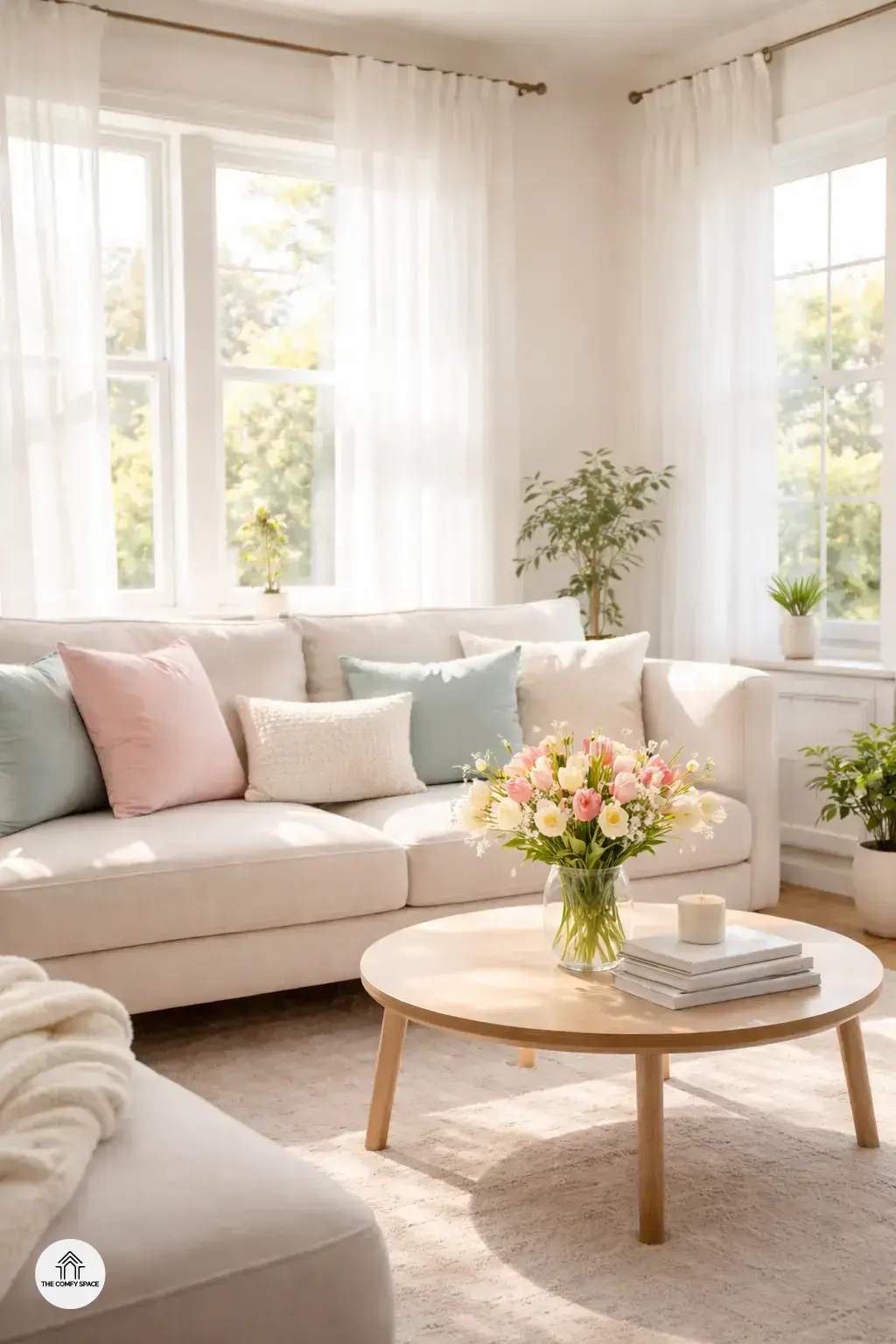 Welcome Spring with a Fresh Living Room Vibe
