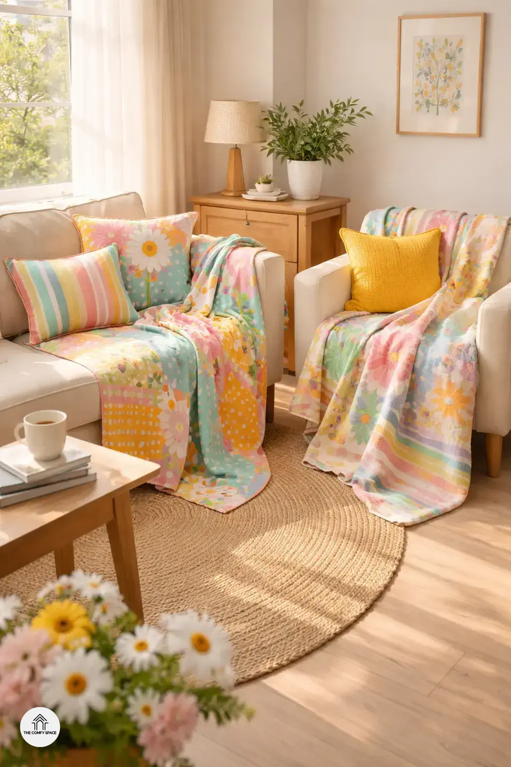 Welcome Spring with Vibrant Throw Blankets