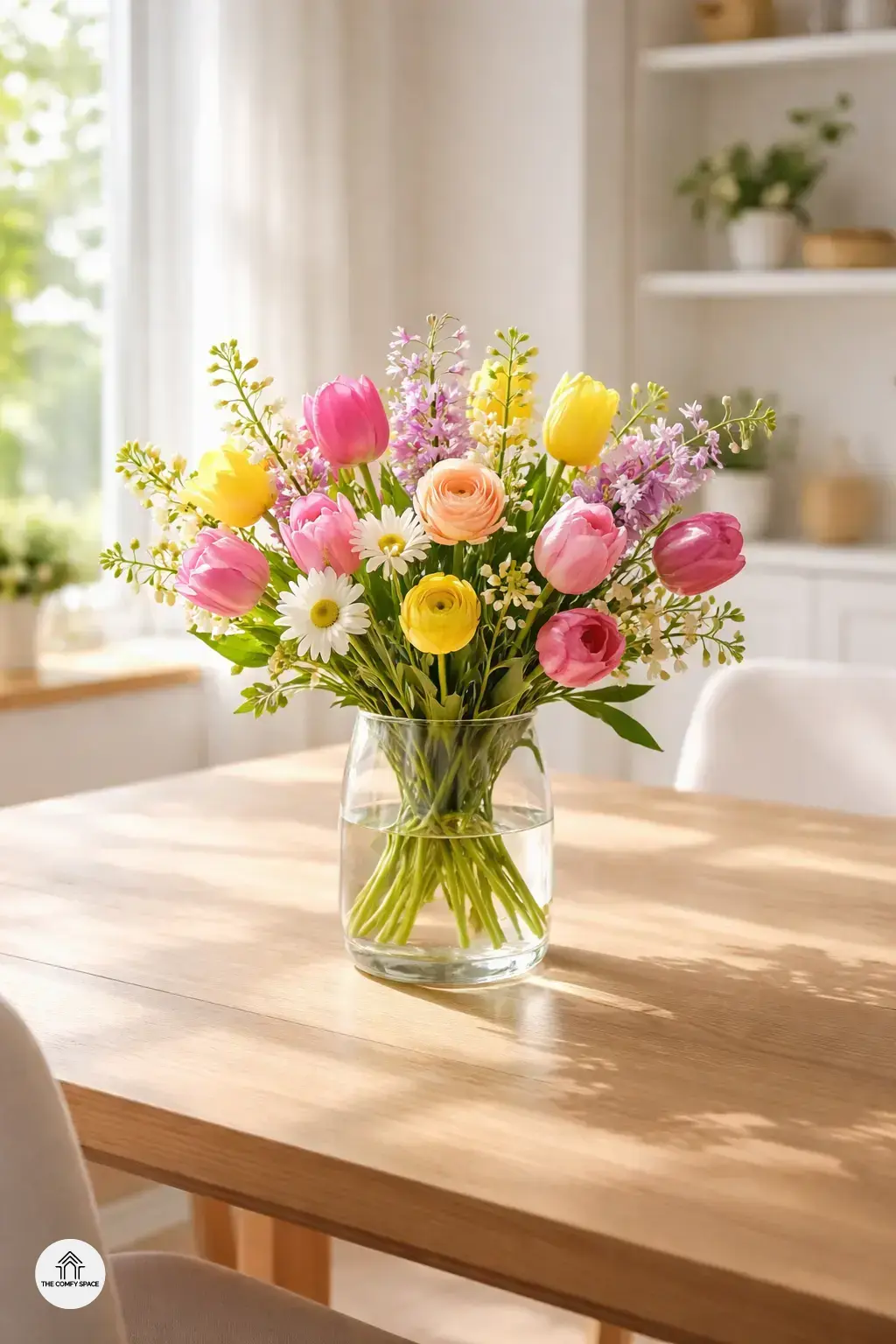 Welcome Spring with Simple Floral Centerpieces
