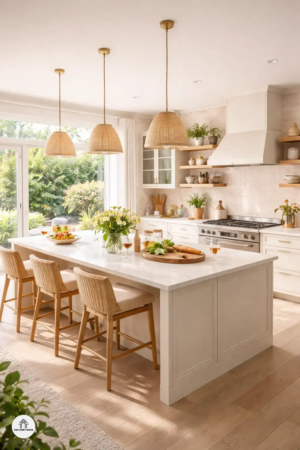 Welcome Spring with a Spacious Open Kitchen