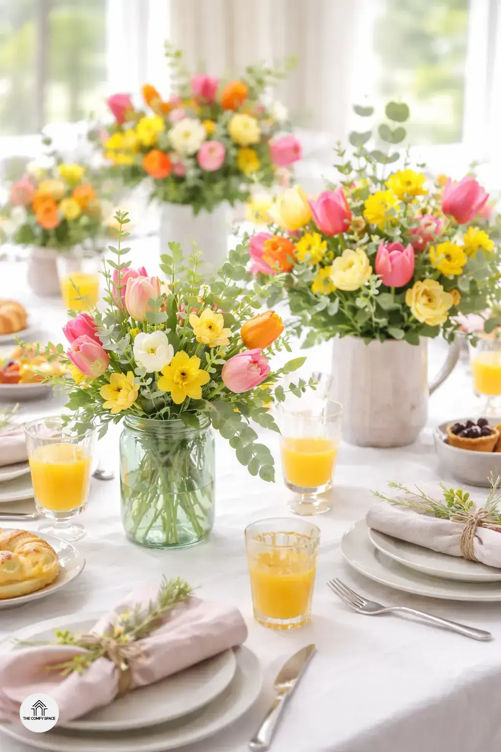 Welcome Spring with Colorful Centerpieces