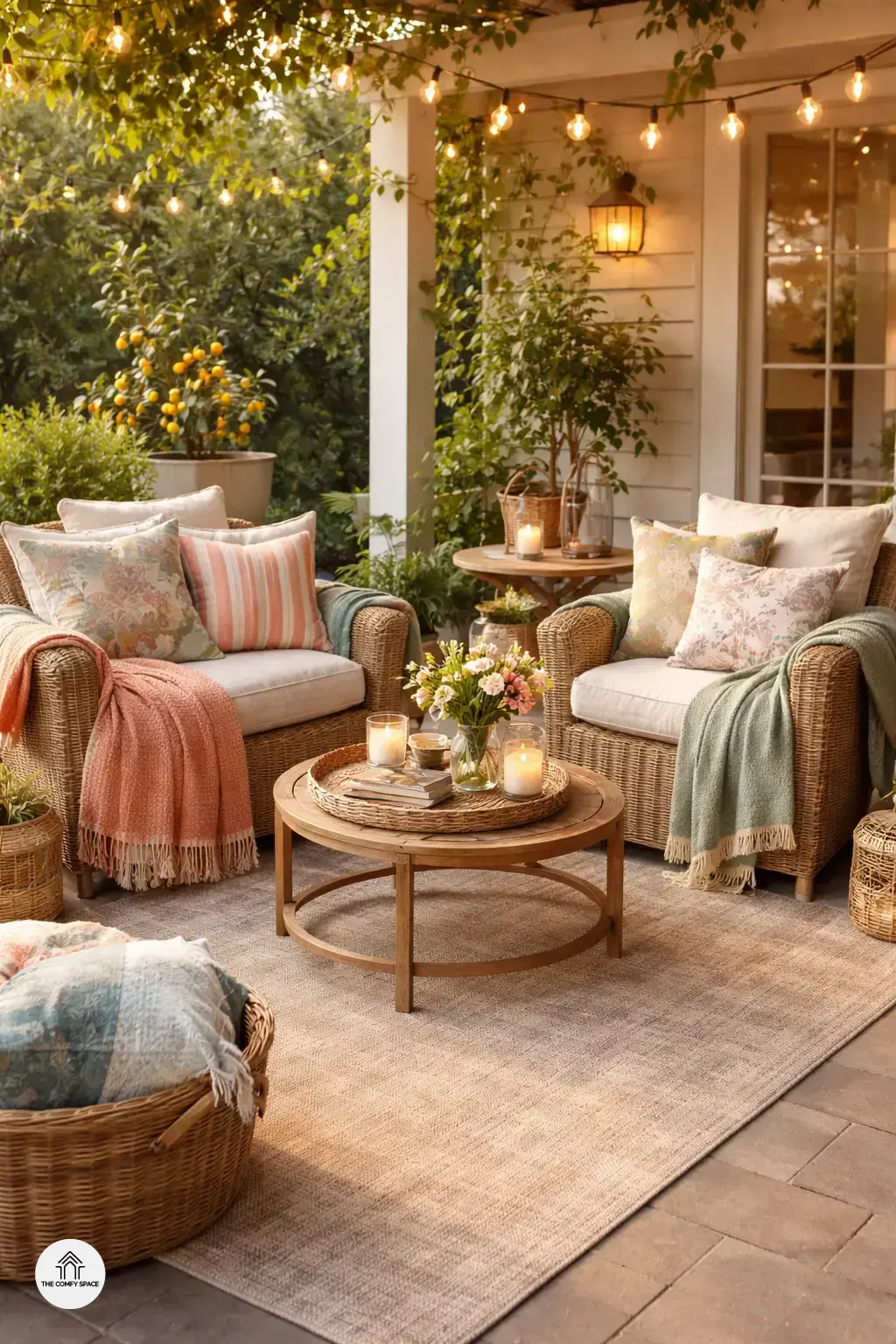 Layer with Soft Textiles and Throws