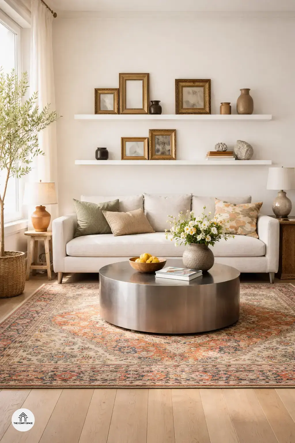 Balancing Bold Modern Lines with Vintage Charm