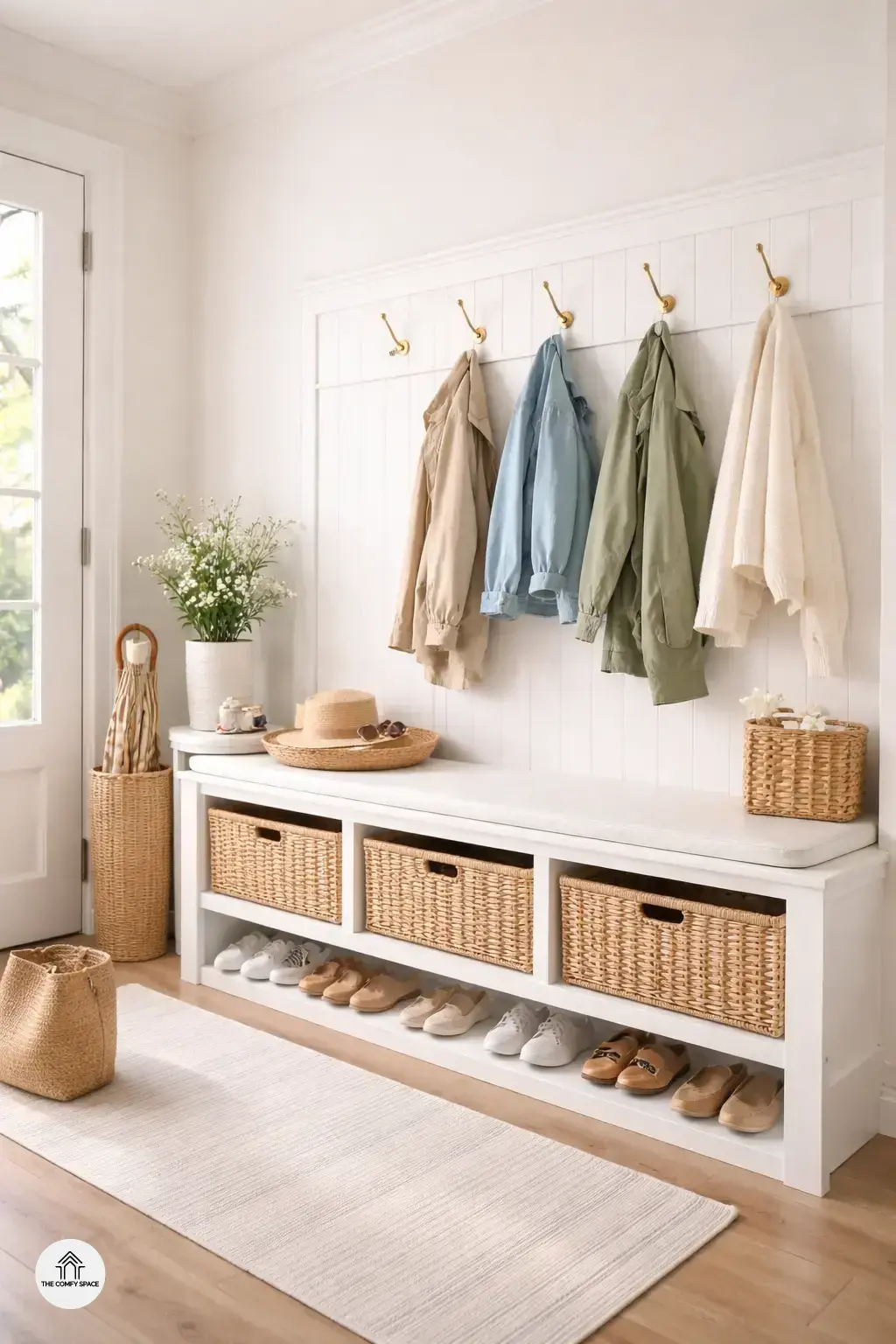 Welcome Spring with a Freshly Organized Entryway