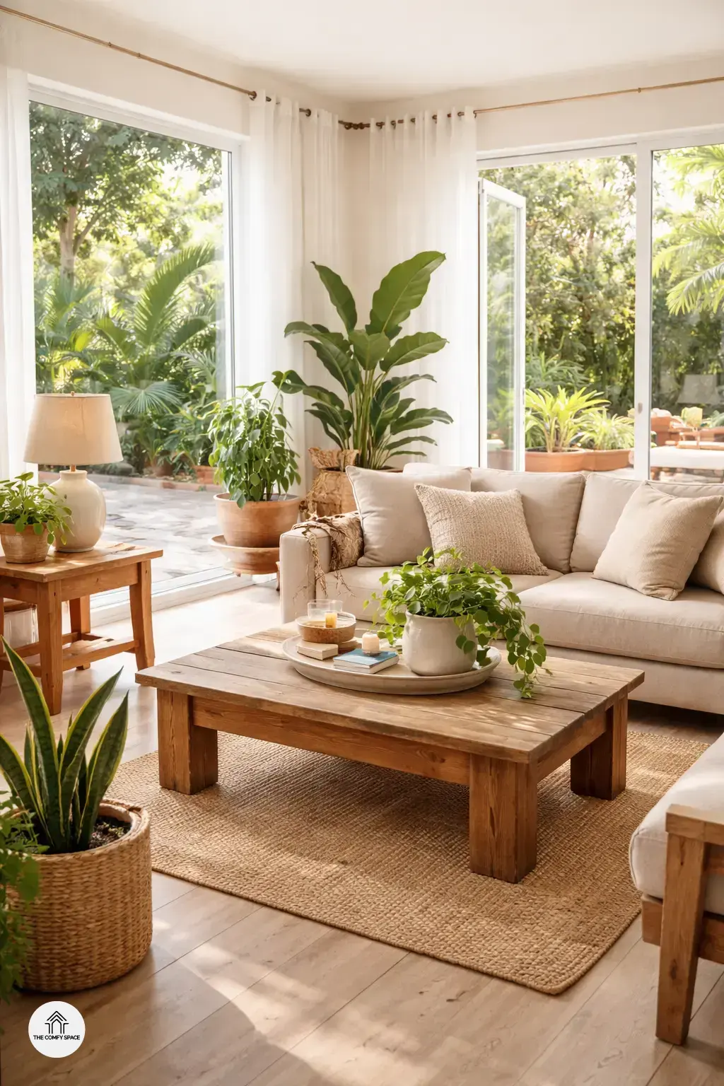 Bring Nature Inside with Plants and Natural Materials