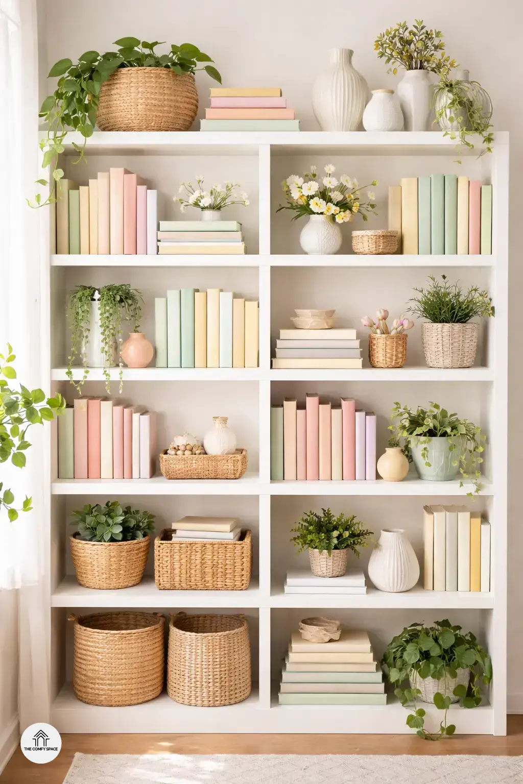Welcome Spring with a Bookcase Refresh