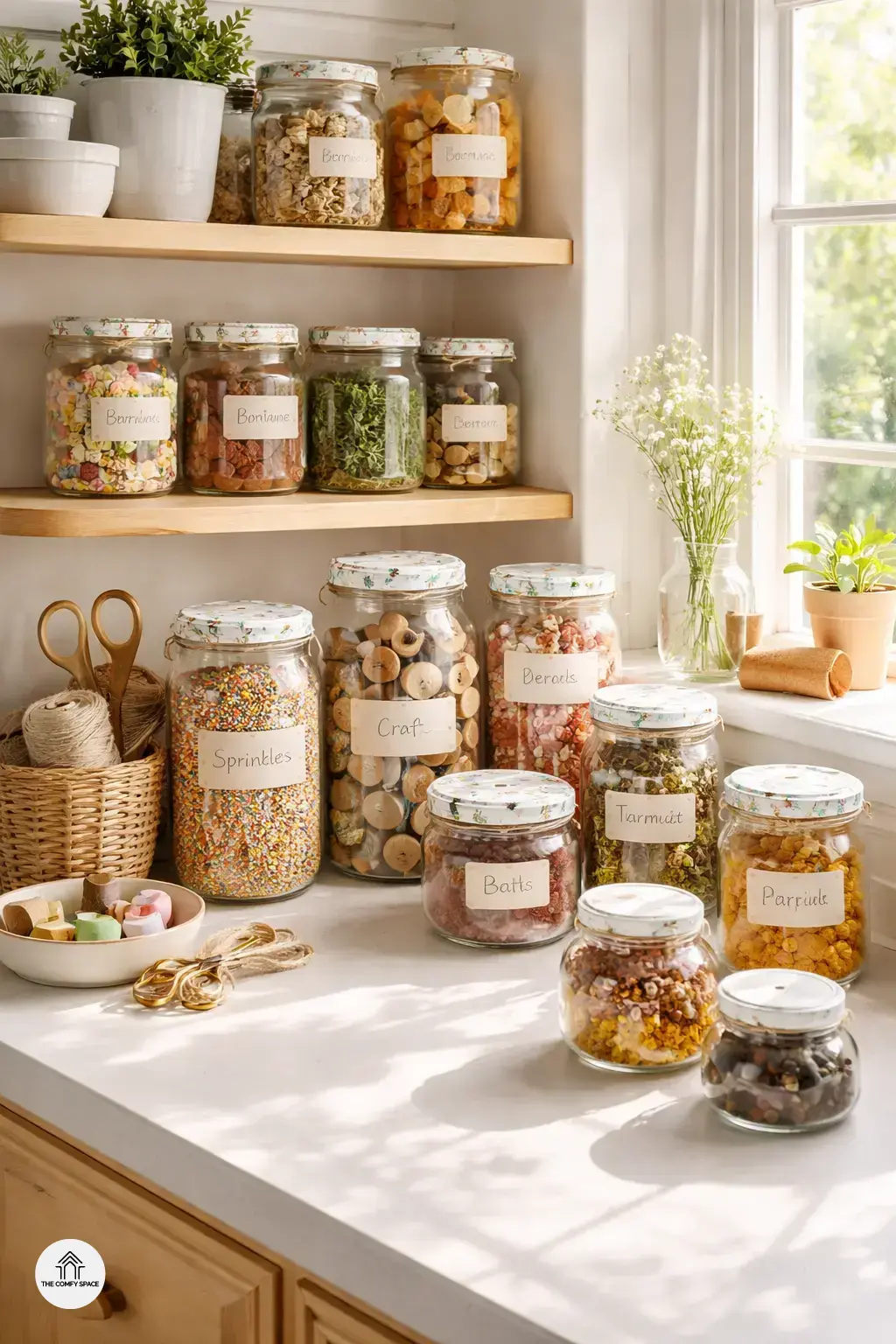 Welcome Spring with Stylish Glass Jar Storage