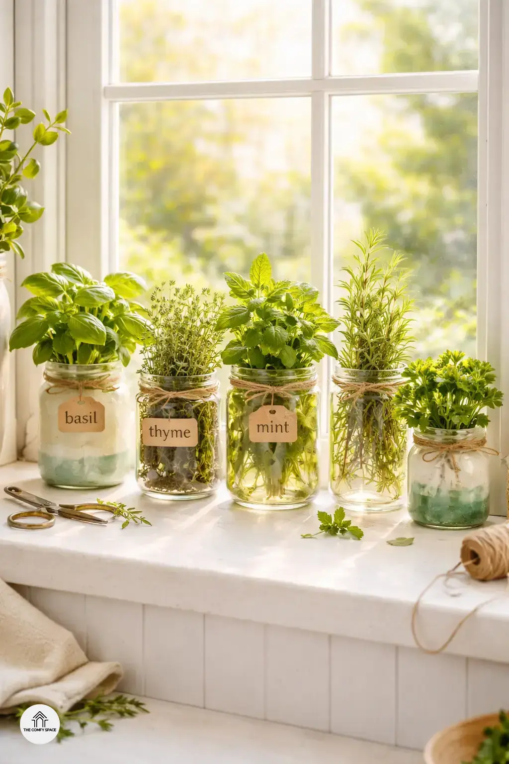 Create Chic Herb Gardens on Your Windowsill