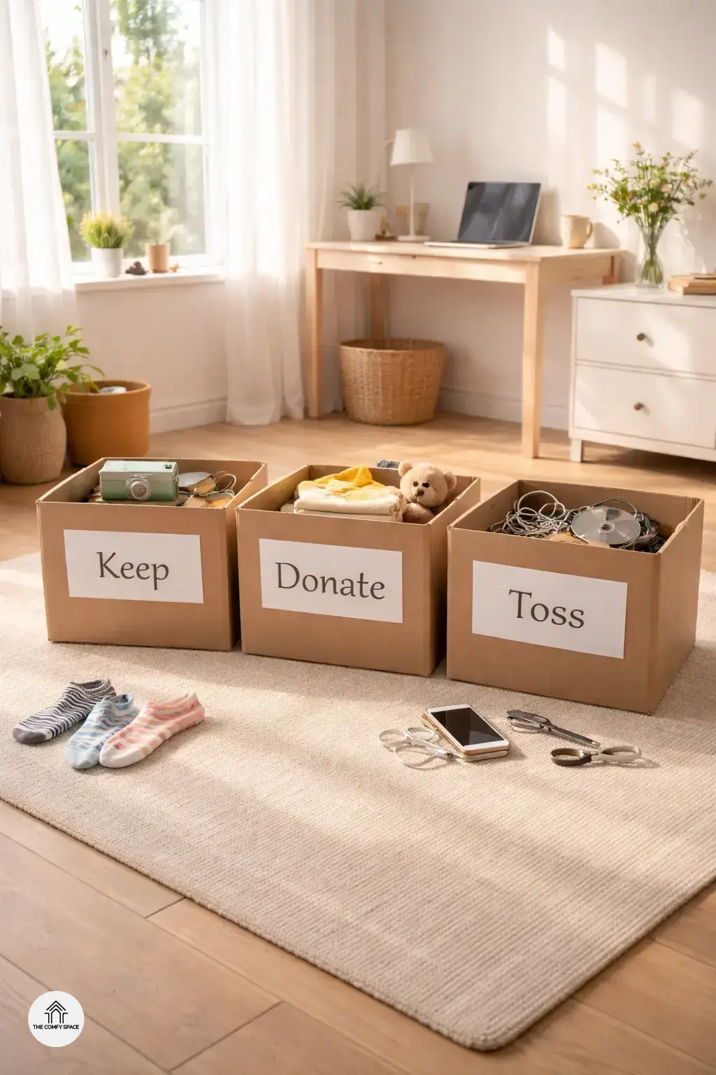 Sort and Decide: Keep, Donate, or Toss