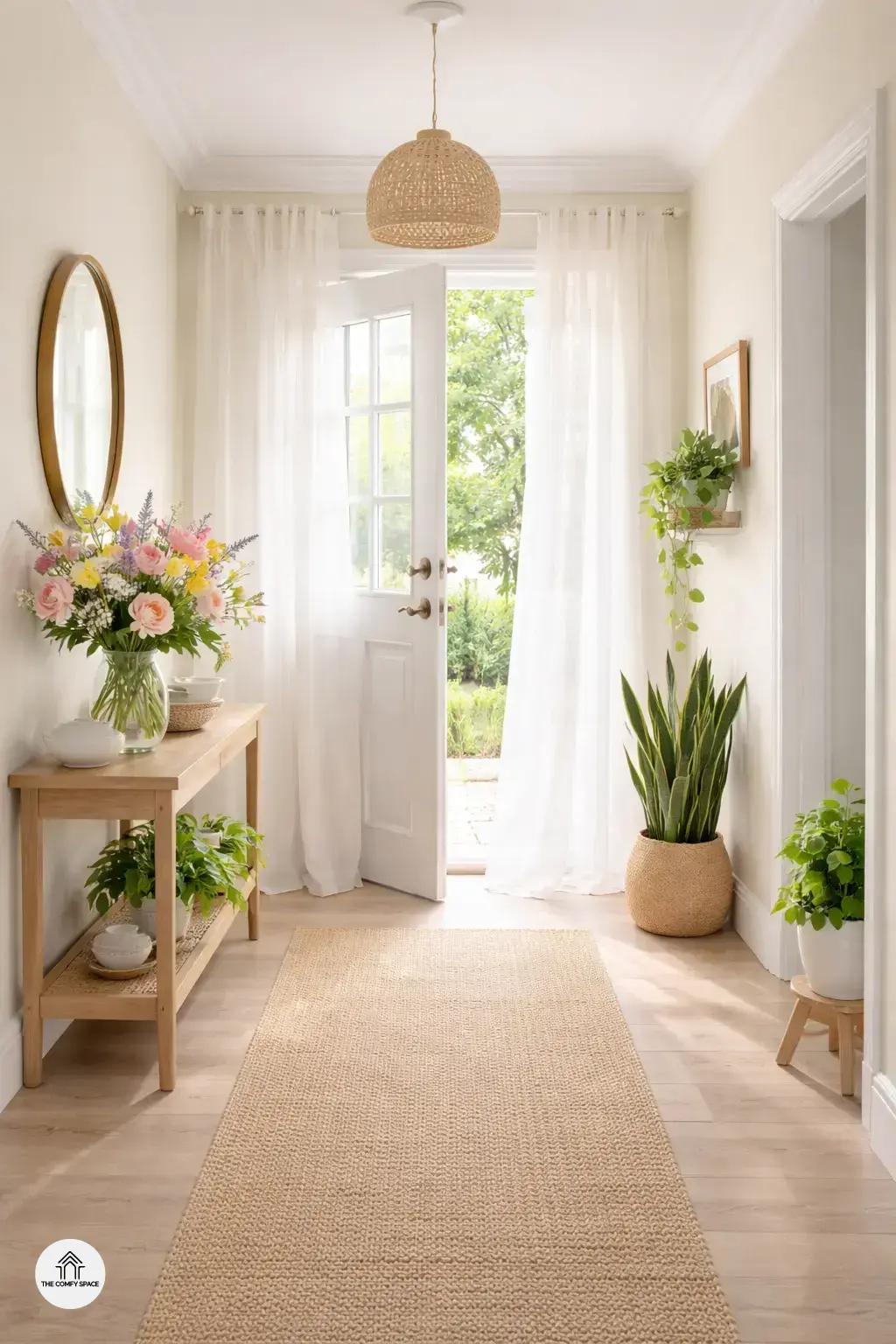 Welcome Spring: How to Brighten Your Hallway Instantly