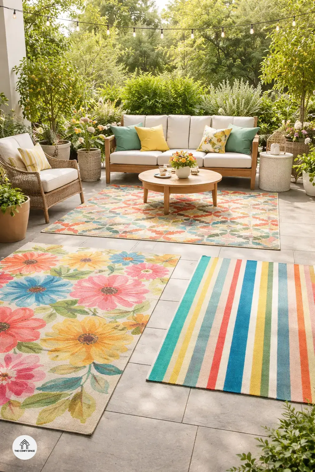 Welcome Spring with Fresh Outdoor Rug Patterns