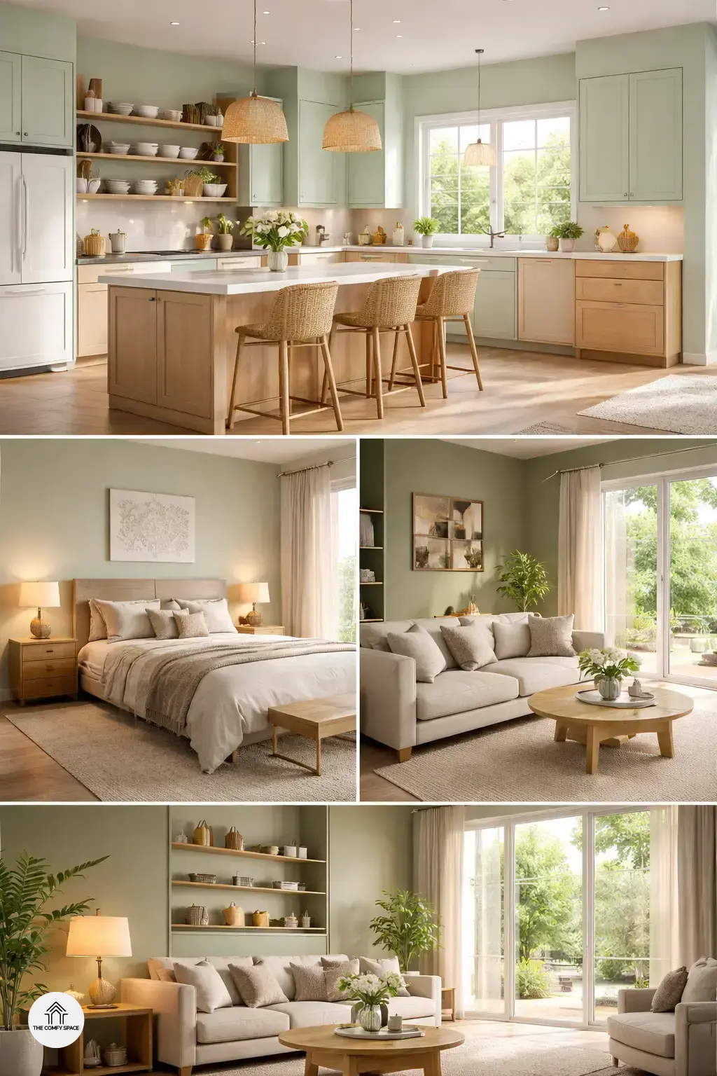 Soft Greens in Different Rooms: What Works Best Where