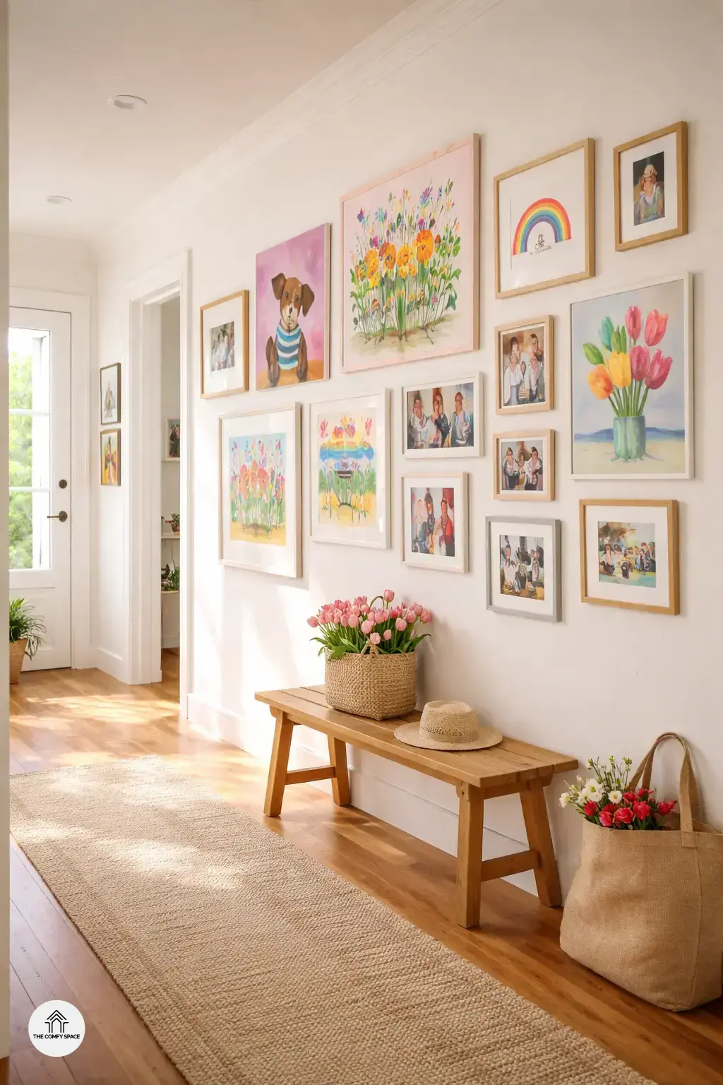 Welcome Spring with an Artistic Hallway Makeover