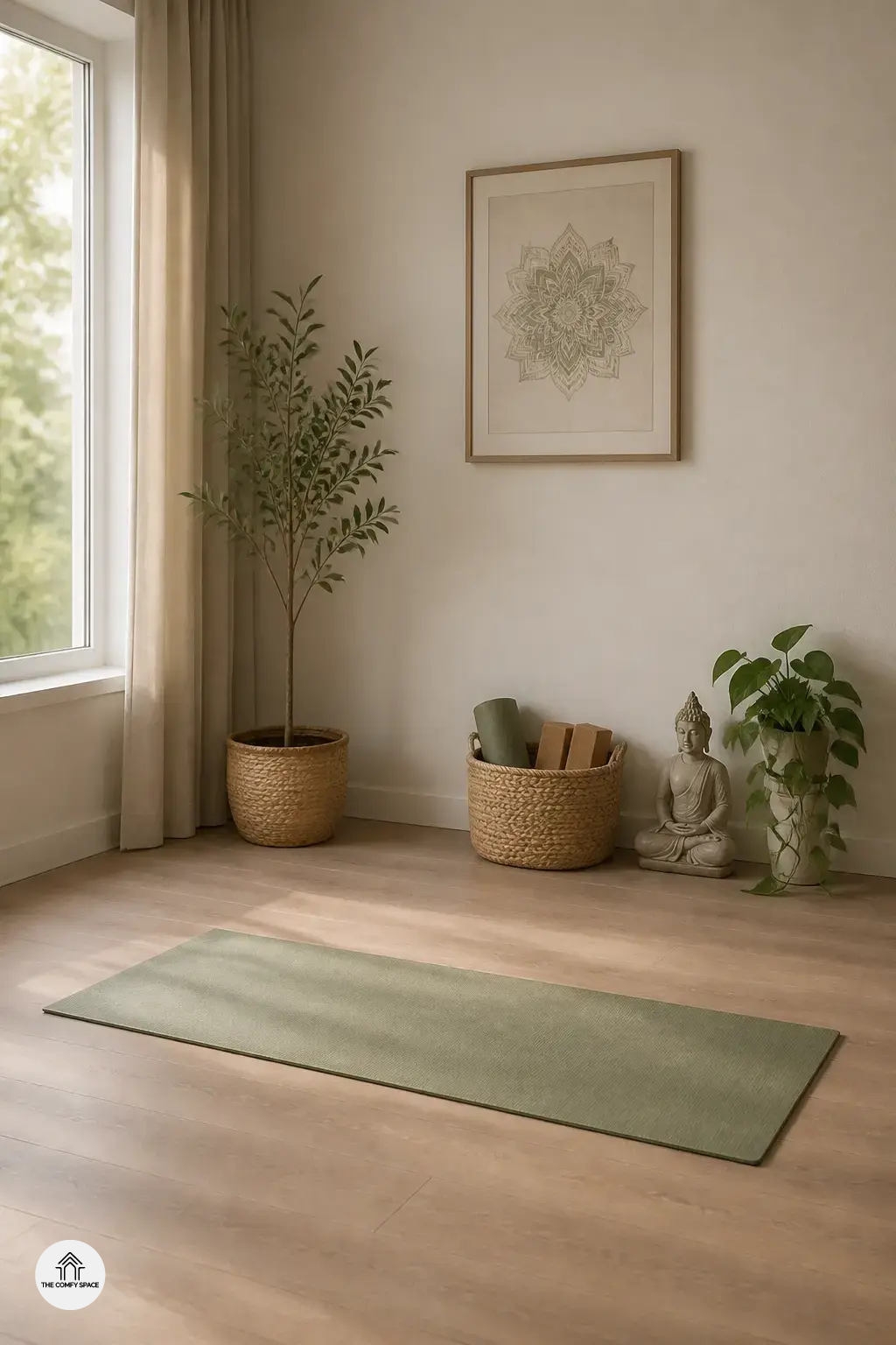 Why a Minimalist Yoga Space Feels So Good