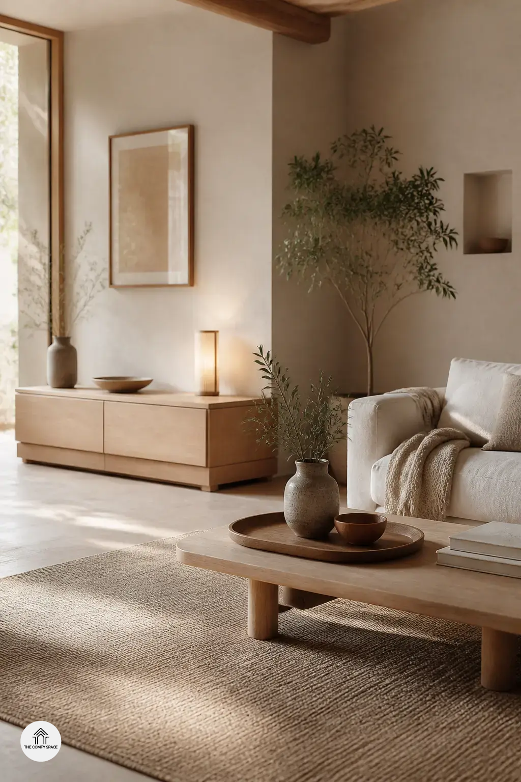 Bring in Natural Materials and Simple Textures
