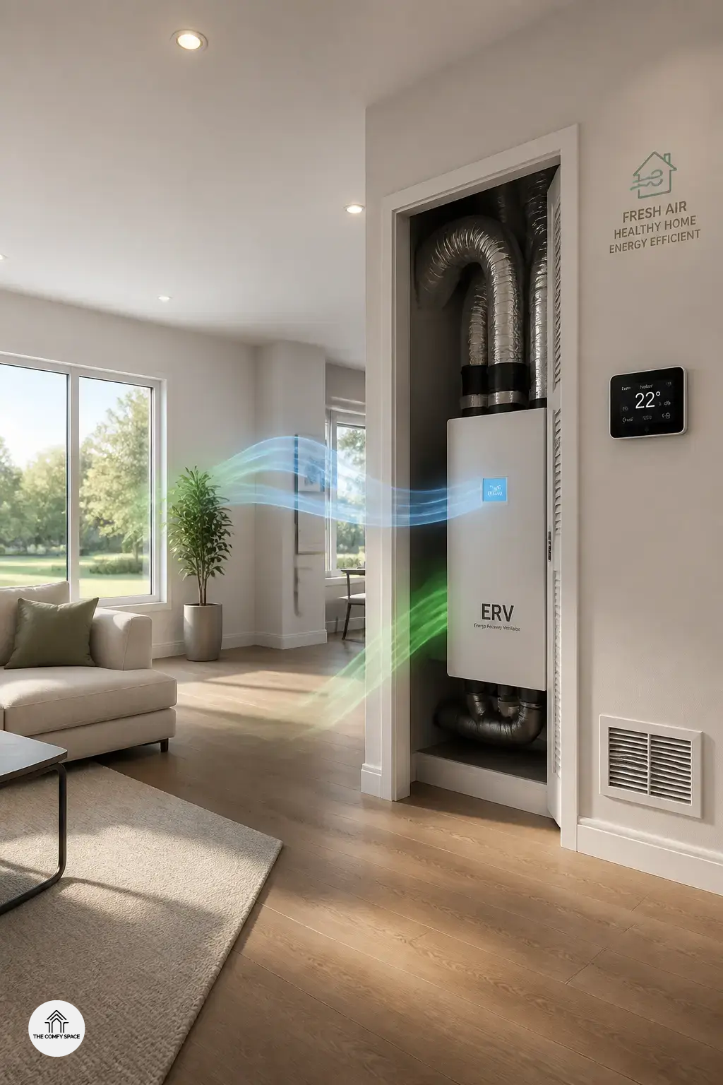 Energy Recovery Ventilators for Fresh Air Without the Waste