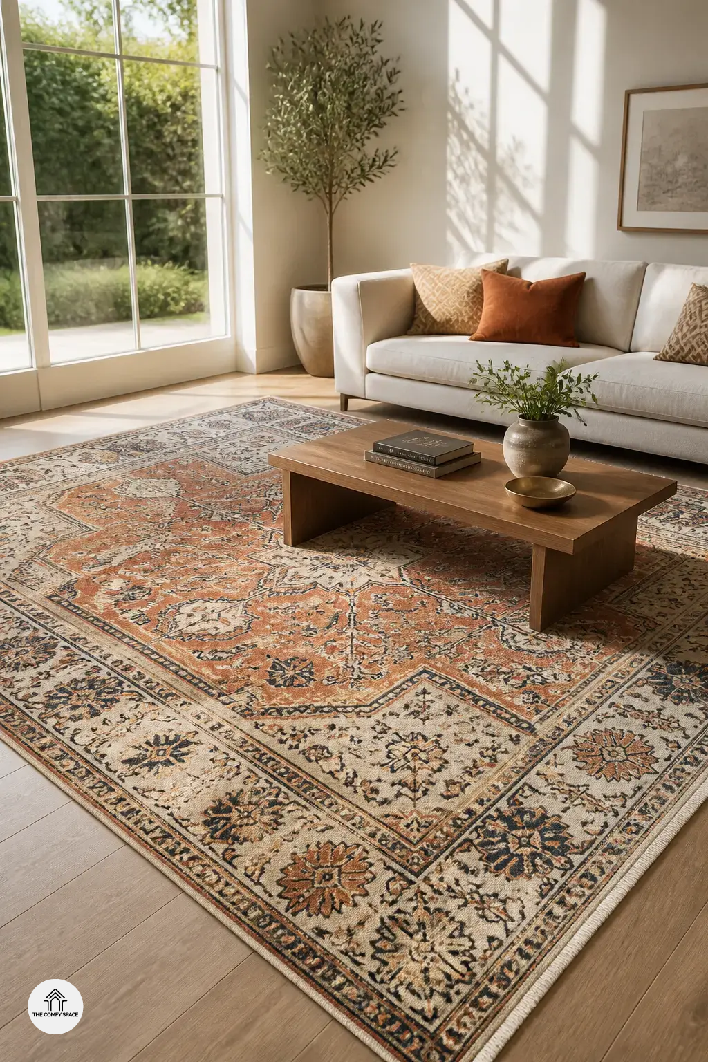 Balance Bold Patterns with Simple Furniture