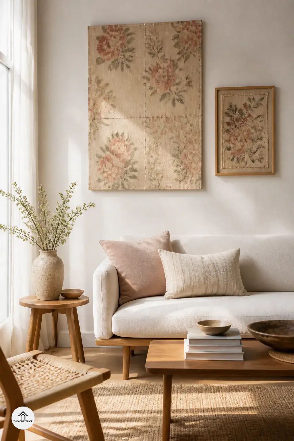 Use Vintage Fabrics as Framed Wall Art